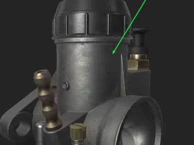 Carburetor K68 3D model