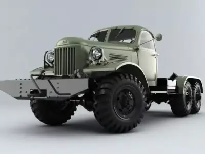 Zill army truck 3D model