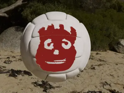 volleyball  Low-poly 3D model