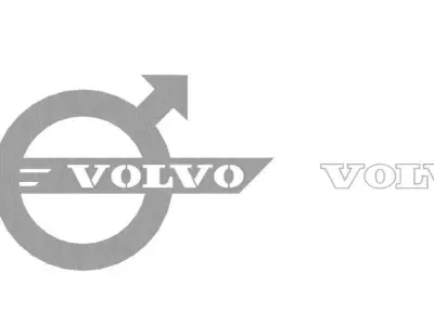 Old volvo logo 1930 Low-poly 3D model