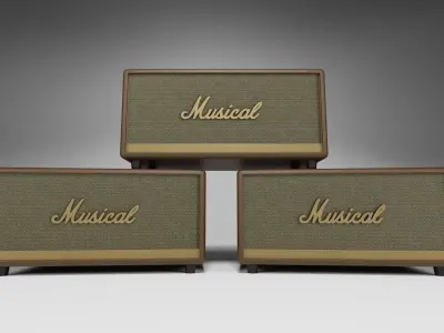 Audio speaker model Free 3D model