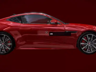 jaguar-f-type high Poly 3D model