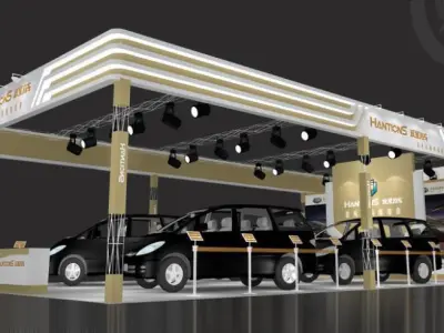 Exhibition - Area - 20X10-3DMAX2009-016 3D model