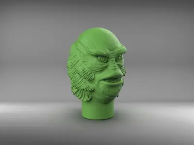 Creature From The Black Lagoon Gear Shifter Knob 3D print model