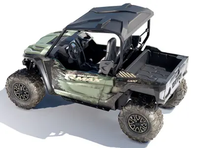 Wolverine RMAX2 1000 LE Green 3D model