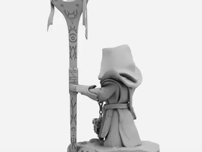 Warlock Chibi - DOTA 2 - 3D Print Collection 3D print model