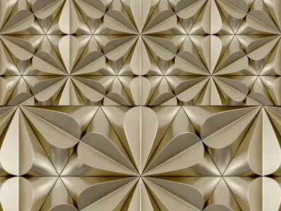 Parametric Wall Panel 3d model Low-poly 3D model
