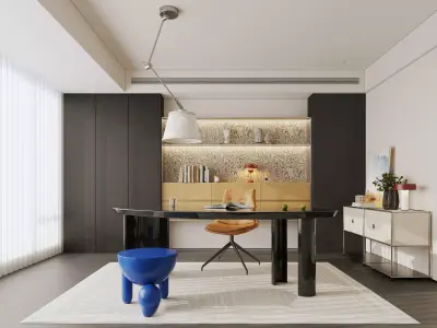 Modern Home Office 3D model