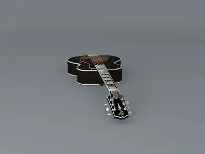 1920 Gibson L5 guitar Free 3D model