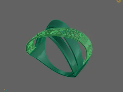 Women Plain Ring Ready STL 3DM Models Womens Rings 3D models 3D print model