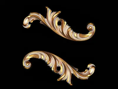 Classic carved 113 3D model