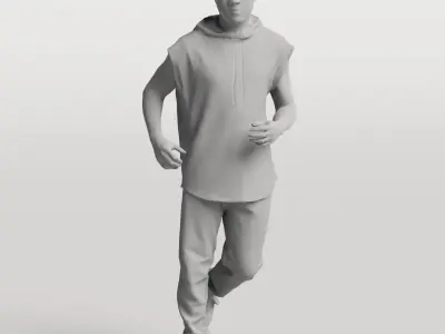 Humano Running Man 0805 3D model