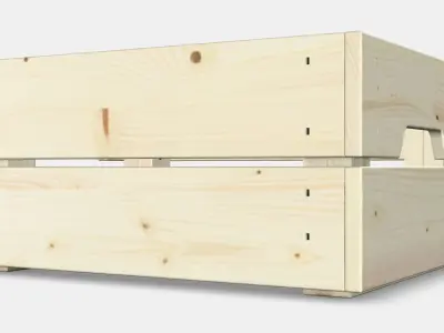 KNAGGLIG box Low-poly 3D model