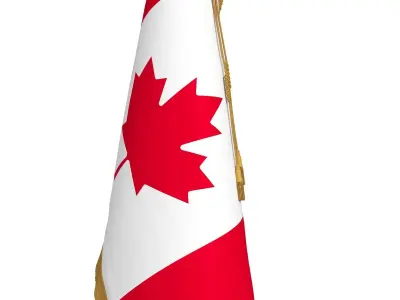 Canada Flag Indoor 3D model