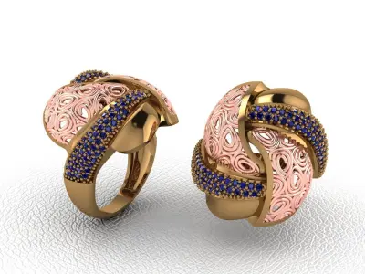  Gold Ring Design  3D print model