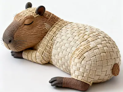 Capybara 3D print model