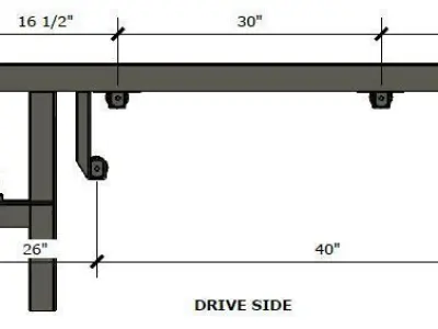 Overhead Belt Conveyor 3D print model