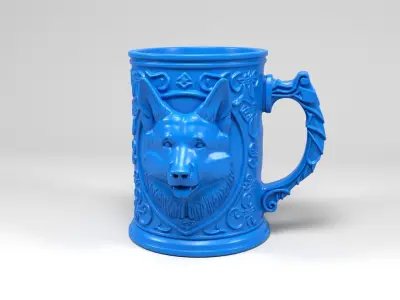Dog Mug 3D print model