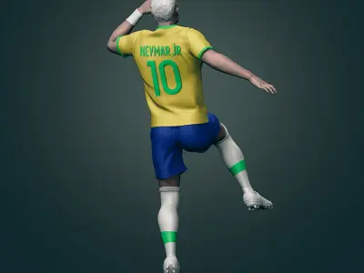 Neymar JR 3D Printable 7 3D print model