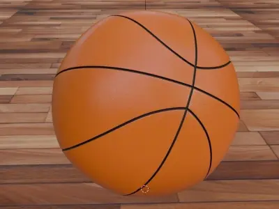 Basketball Balls 3D Model 3D model