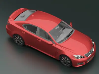 Lexus IS-F 2009 3D model