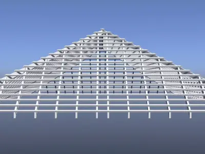Roof structure 25O11 3D model