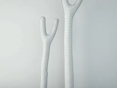 Wooden Decoration 3 3D model