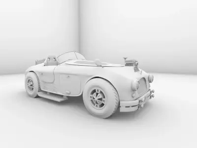 car trending model Low-poly 3D model