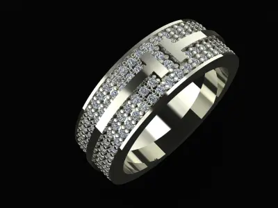 Luxury Tiffany and Co  Ring  High Quality 3D Printng Model 3D print model