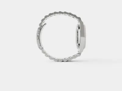 Analog Watch Low-poly 3D model