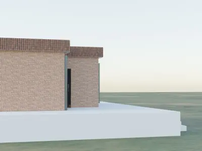  3D house mini 3D model
