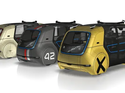 Volks Wagen Sedric Concept NURBS 3D model