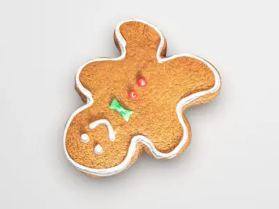 Gingerbread Man 3D model