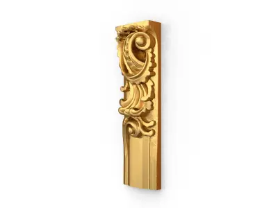 Classic decor ornament carved 33  3D model
