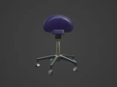 Saddle chair 3D model
