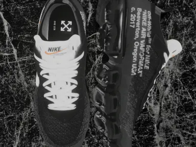 NIKE VAPOR MAX X OFF-WHITE OW THE TEN 3D SHOES Low-poly 3D model