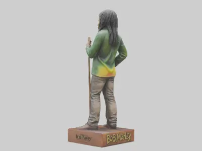 Bob Marley statue model 3D model