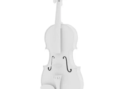 Cremonese Stradivari Violin 3D model