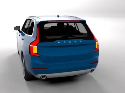 VOLVO XC90 Low-poly 3D model