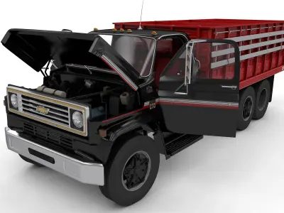 Chevy C70 Truck Omaha Standard 1981 3D model