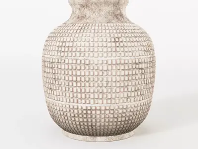 Graceful Ceramic Vase 3D model