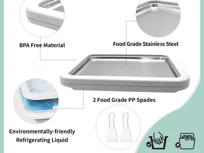 Modern Ice Cream Maker Low-poly 3D model