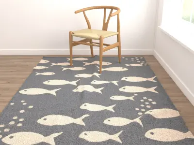 Rugs No 670 Low-poly 3D model
