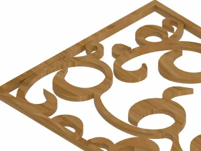 Decorative panel STL 3D model 23