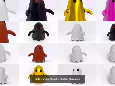 Little Cartoon Ghost Collection