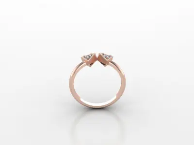 Solitaire Ring Version 1 SR36 3D model