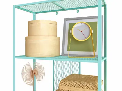 BAGGEBO Shelving unit 3D model