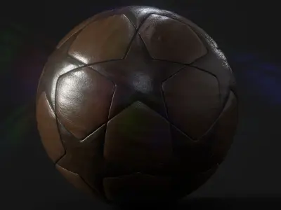 Soccer Ball Low-poly 3D model