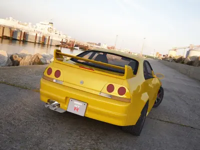 Nissan GTR- R33 3D model