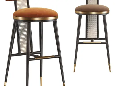 Bar Chair Blakey by Mezzocollection 3D model
